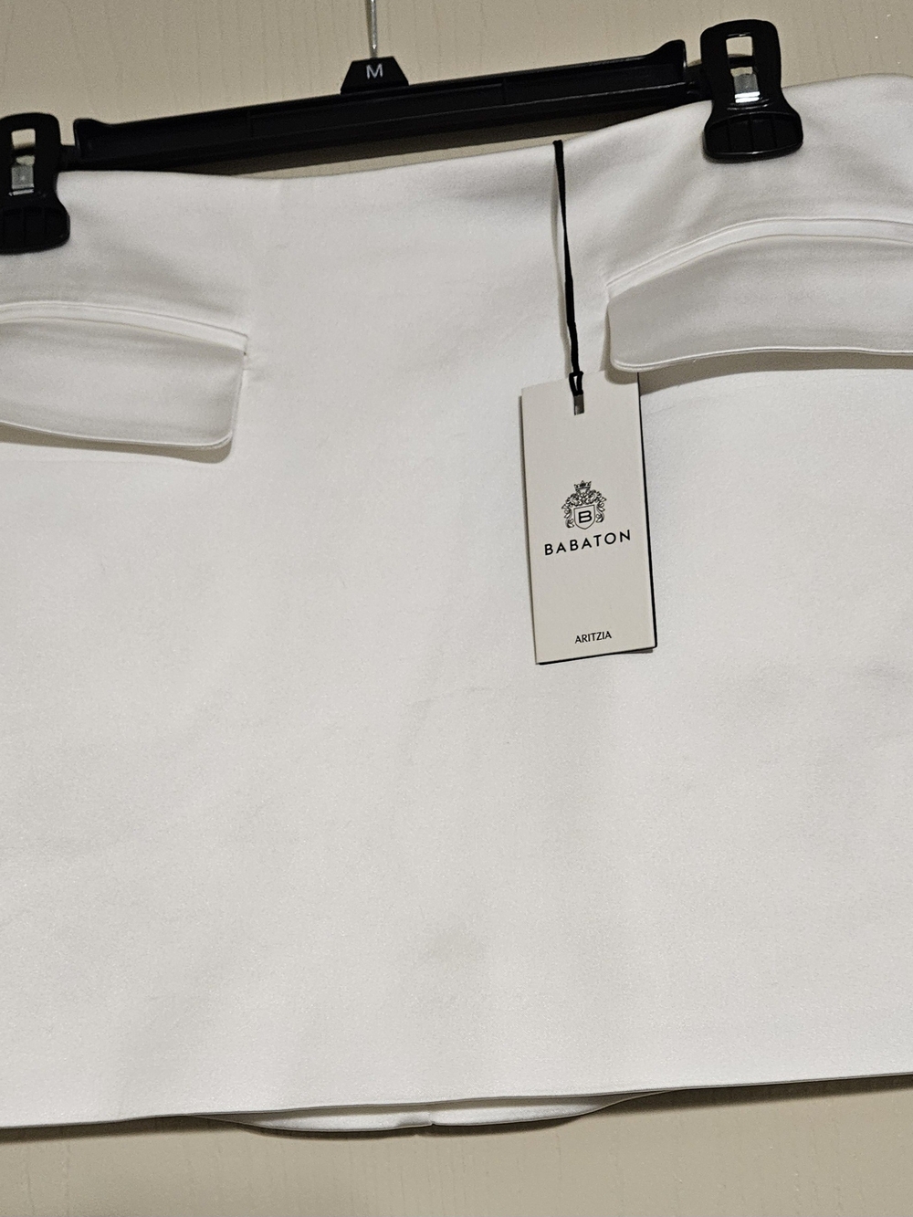 Babaton White Mini Skirt